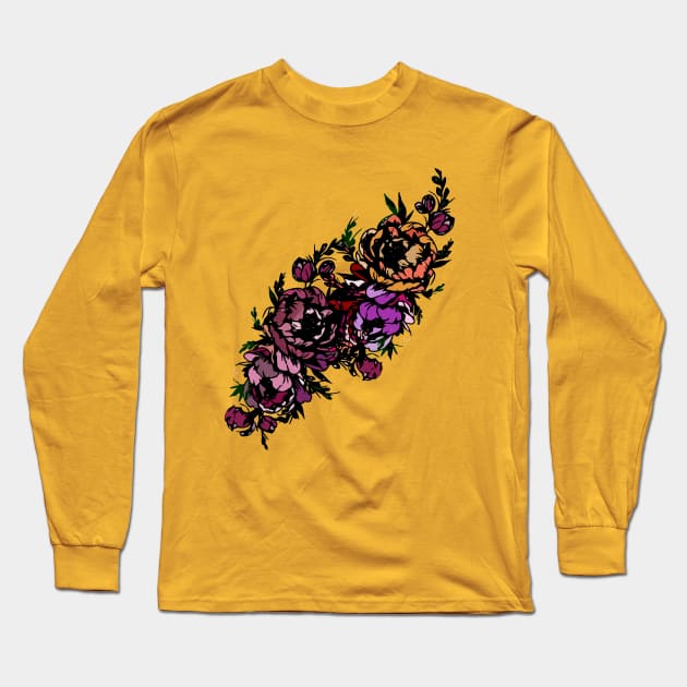 flowers Long Sleeve T-Shirt by amenij